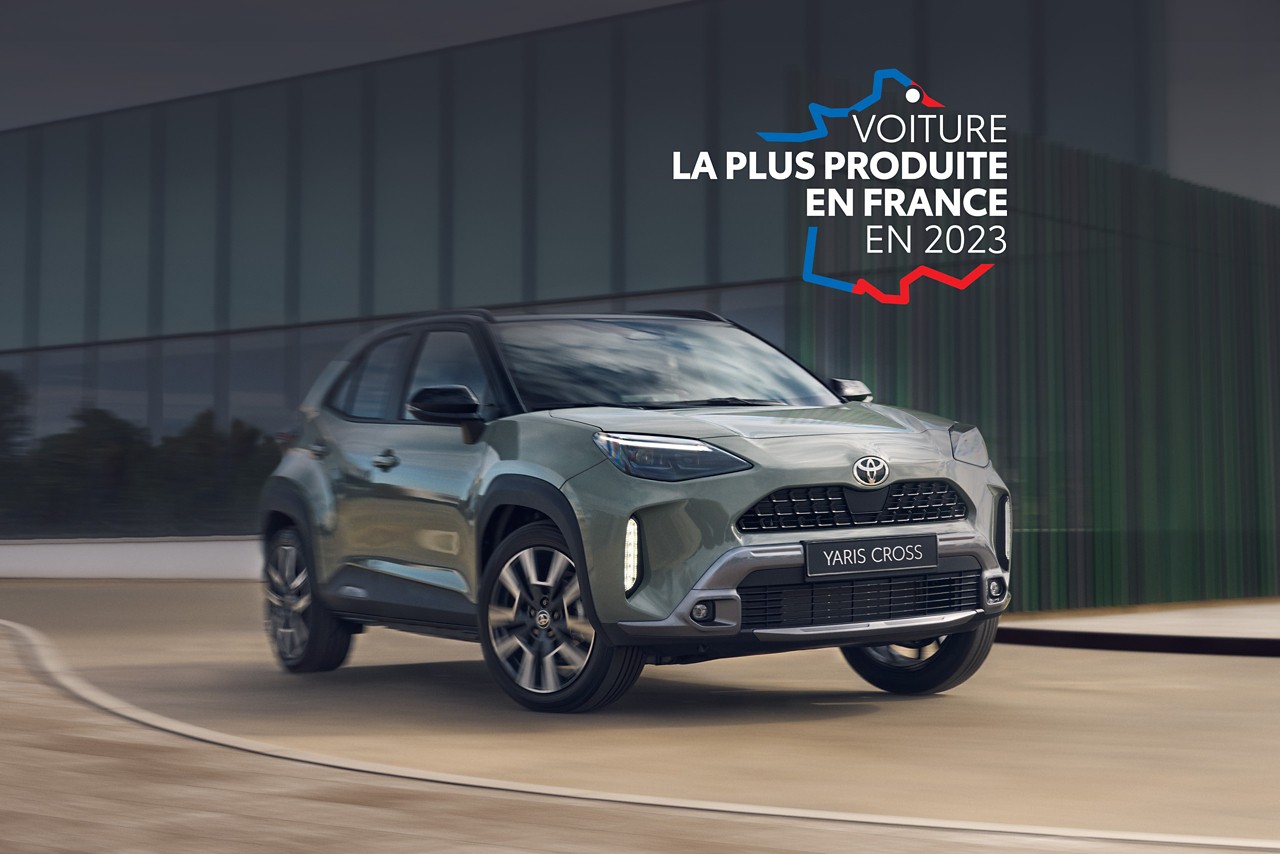 Yaris Cross, voiture la plus produite en France en 2023