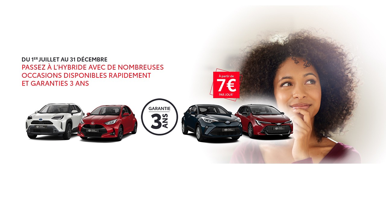 Toyota Occasions | Offres du moment sur les véhicules d'Occasions