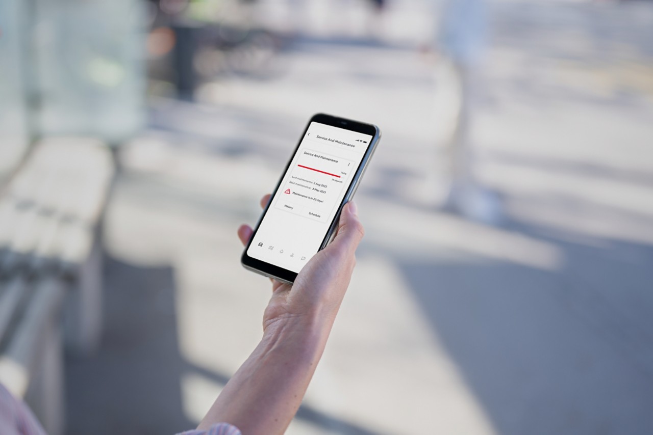 Smartphone avec MyToyota